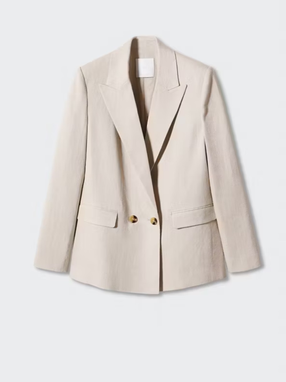 Mango 100% Linen Blazer